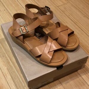 Kork-Ease Tan Leather Sandals